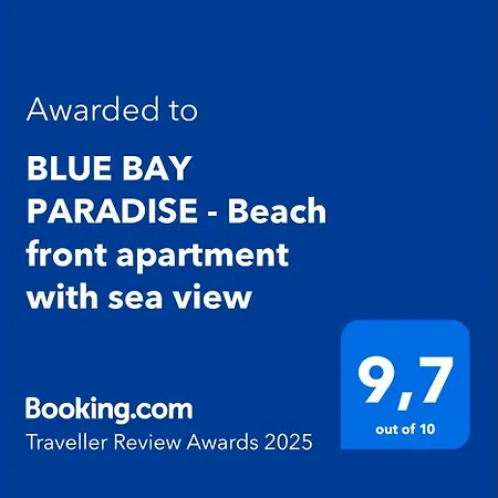 Lejlighed Blue Bay Paradise - Front With Sea View